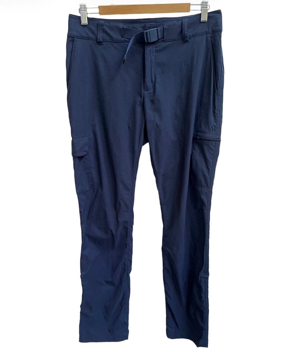 The North Face Paramount Women Pants Sz 6 Navy Nylon Hiking Cargo Zip Gorpcore